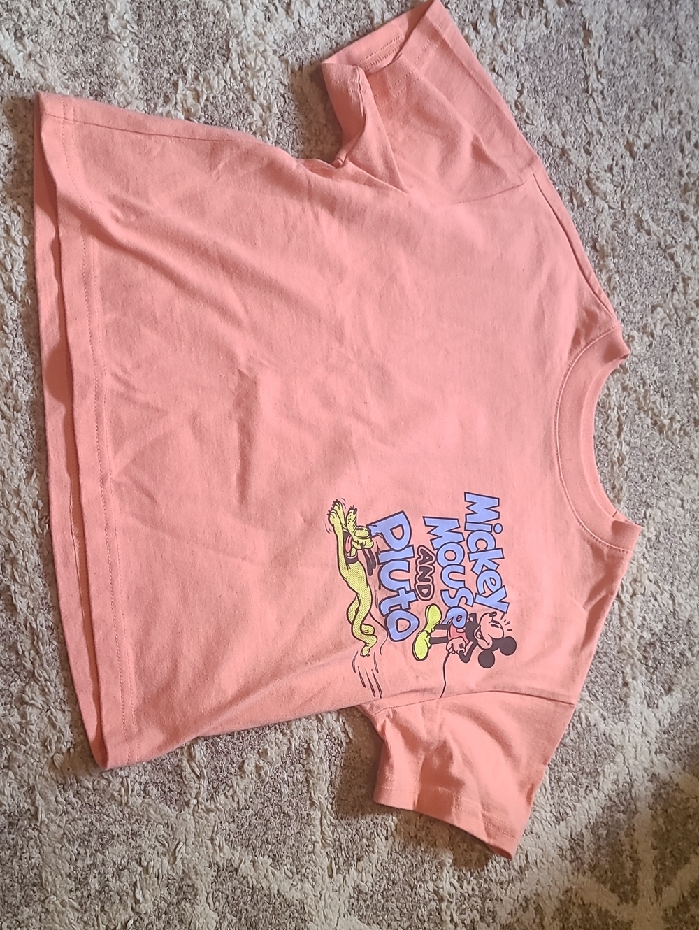 2 for $25 - baby GAP Disney Girls 5 Pink Mickey & Pluto Short Sleeve T-Shirt